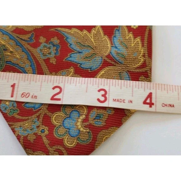 Robert Talbott Men's Jacquard 100%Silk Necktie Handsewn In USA